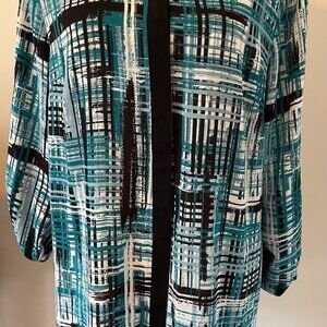 Green and black Tunic